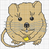 Schema punto croce Mouse