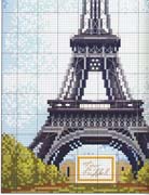 Schema punto croce Torre Eifel3
