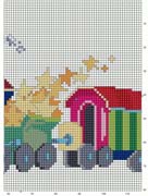 Schema punto croce trenino2