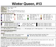 Schema punto croce regina invernale legenda