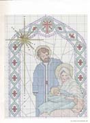 Schema punto croce Sacra Famiglia-a