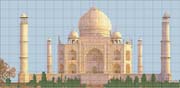 Schema punto croce Taj Mahal