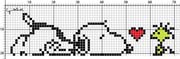 Schema punto croce Snoopy-2