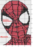 Schema punto croce Spiderman-2