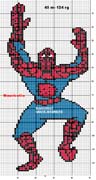 Schema punto croce Spiderman-3
