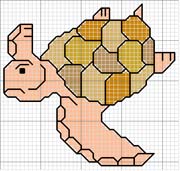 Schema punto croce Tartaruga