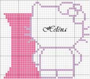 Schema punto croce i hello kitty