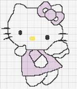 Schema punto croce Hello Kitty6