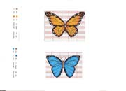Schema punto croce Farfalle 2
