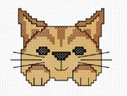 Schema punto croce gattino1a