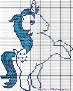 Schema punto croce Little pony