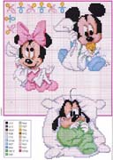 Schema punto croce Walt Disney 9