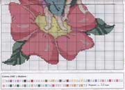 Schema punto croce Hada Fiore2