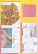 Schema punto croce Pooh Calendar2