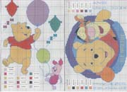 Schema punto croce Winnie10