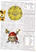 Schema punto croce Pirati-moneta-teschio