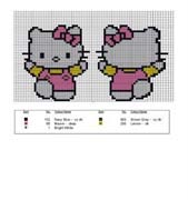 Schema punto croce Hello Kitty 3