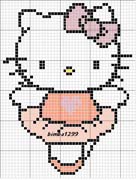 Schema punto croce Hello Kitty 8