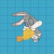 Schema punto croce Bugs Bunny