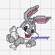 Schema punto croce Bug-bunny