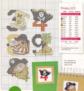 Schema punto croce Pirati