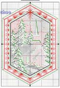 Schema punto croce Ornamenti Natalizi 1n