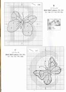 Schema punto croce Farfalla Bc