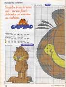 Schema punto croce Garfield 08