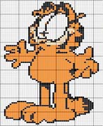 Schema punto croce Garfield 11