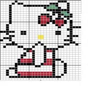 Schema punto a croce Hello Kitty 11