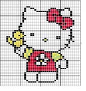 Schema punto a croce Hello Kitty 6
