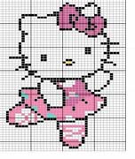Schema punto croce Hello Kitty 38