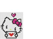Schema punto croce Hello Kitty 41