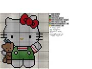 Schema punto croce Hello Kitty 50