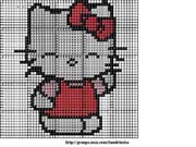 Schema punto croce Hello Kitty 71