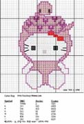 Schema punto croce Hello Kitty 82