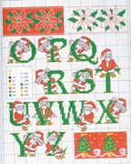 Schema punto croce Alfabeto-natalizio-1
