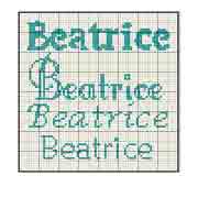 Schema nome Beatrice