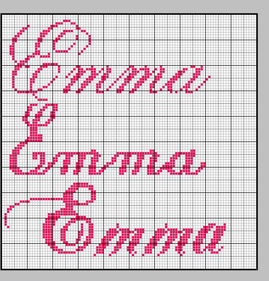 Schema punto croce Emma2