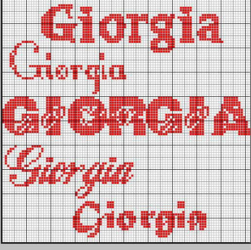 Schema punto croce Giorgia1