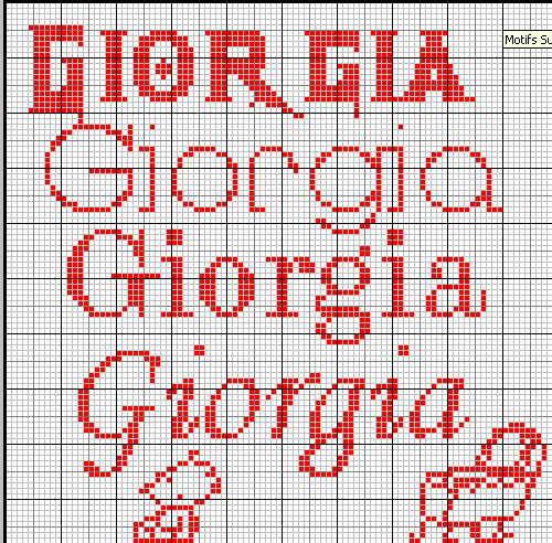Schema punto croce Giorgia2