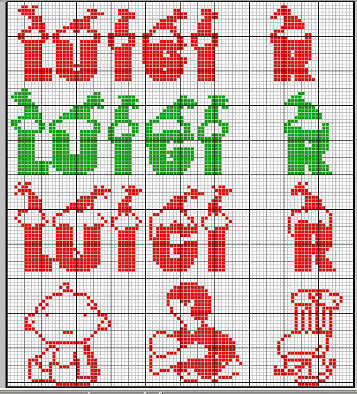 Schema punto croce Luigi1