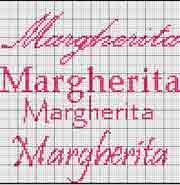 Schema punto croce Margherita1