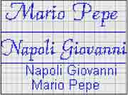 Schema Mario Pepe e Napoli Giovanni