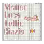 Schema nome Matteo, Cinzia, Tullio e Luca