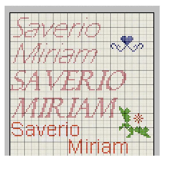 Schema punto croce Saverio Miriam1