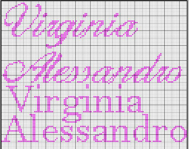 Schema punto croce Virginia Alessandro1