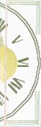 Schema punto croce Orologio Limoni 2d