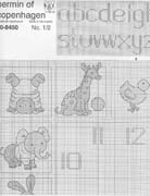 Schema punto croce Orologio Happy Friends 2