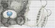 Schema punto croce Tatty Teddy Letto 5